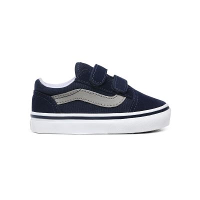 Vans Old Skool V - Çocuk Spor Ayakkabı (Mavi Koyu Gri)
